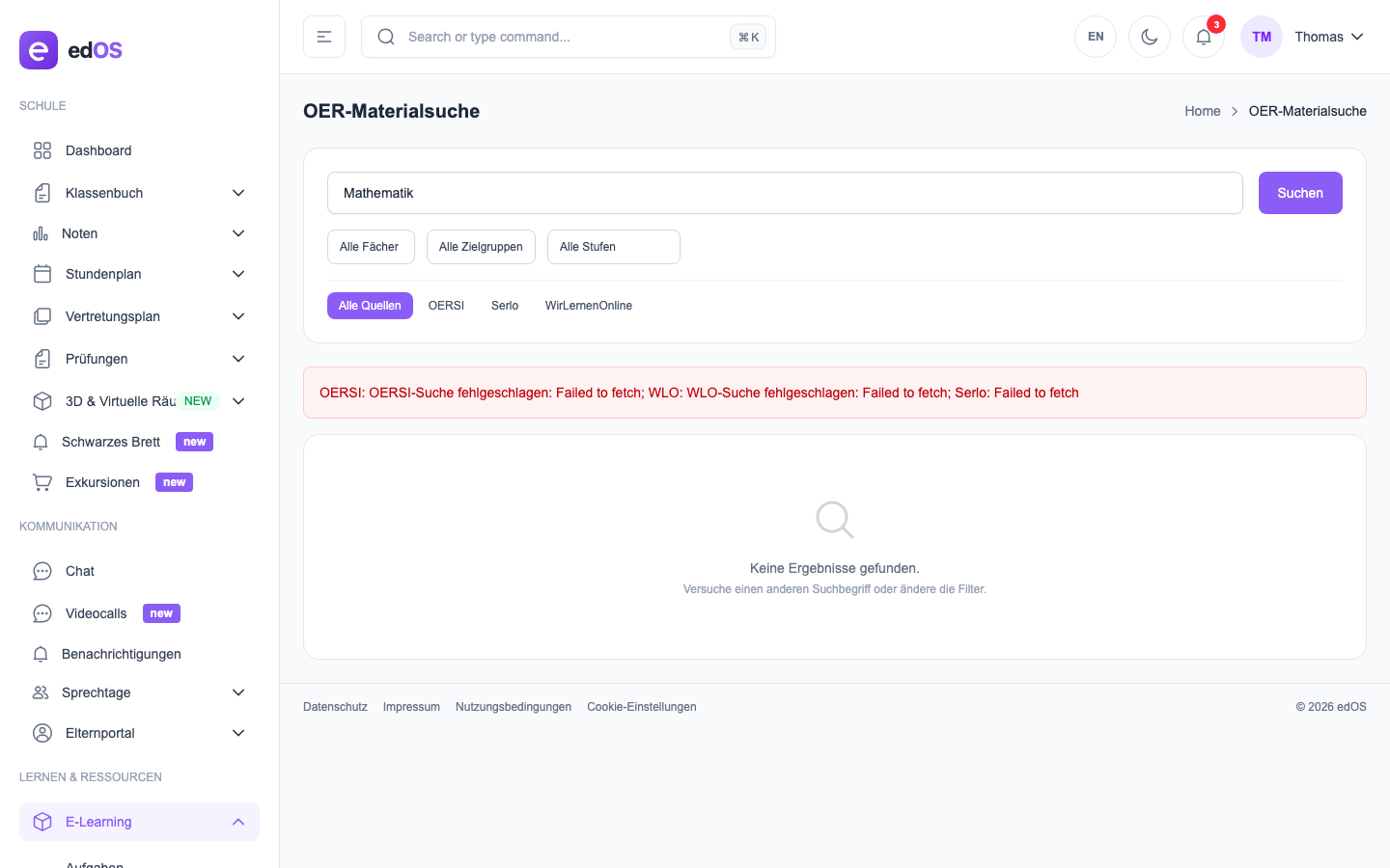 OER-Materialsuche